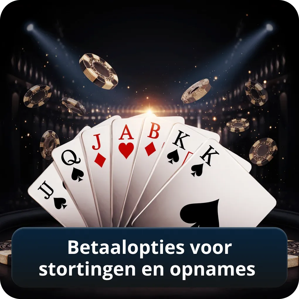 Betaalopties voor stortingen en opnames