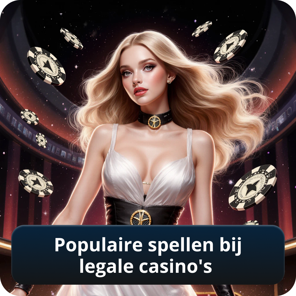 Populaire spellen bij legale casino's