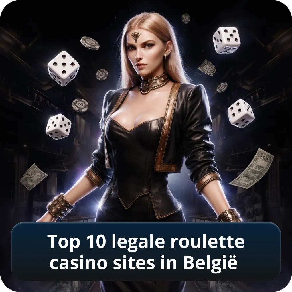 Top 10 legale roulette casino sites in België